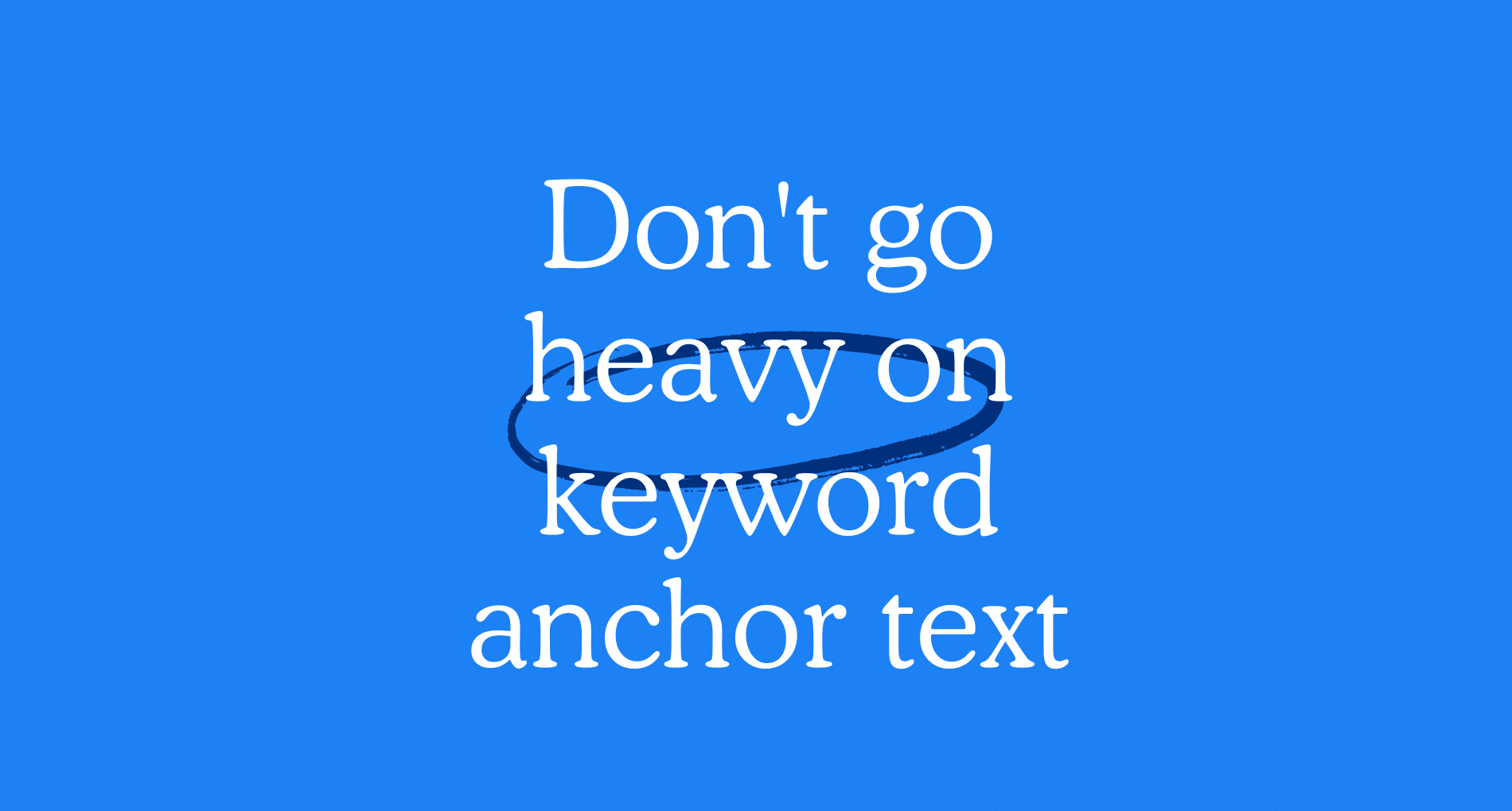 anchor text internal links